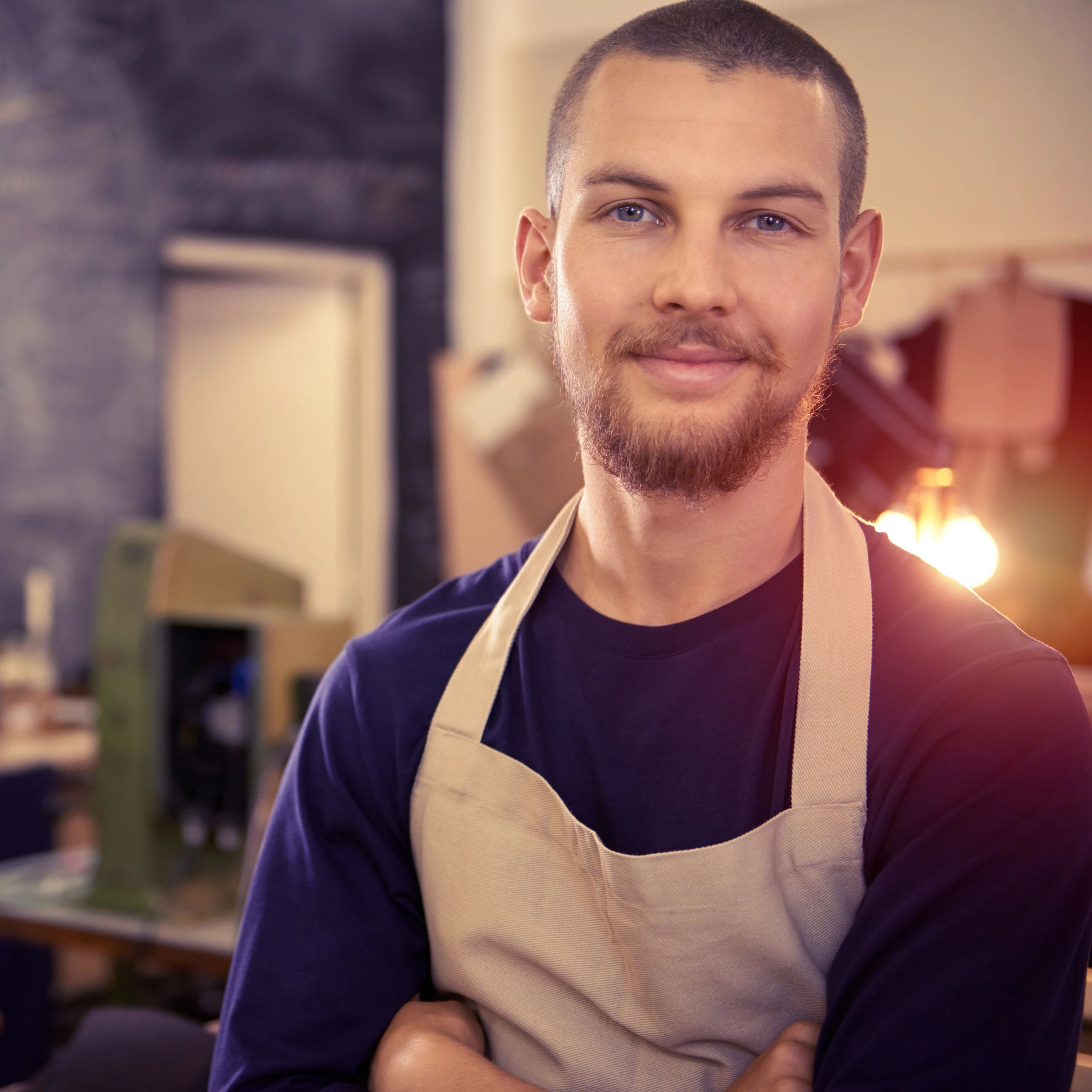 Customer portrait for testimonial